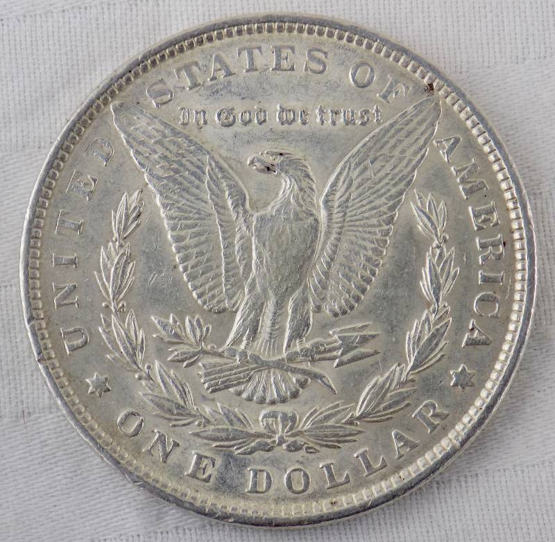 lot 3 image: 1889 Morgan Silver Dollar - Circulated - Ungraded