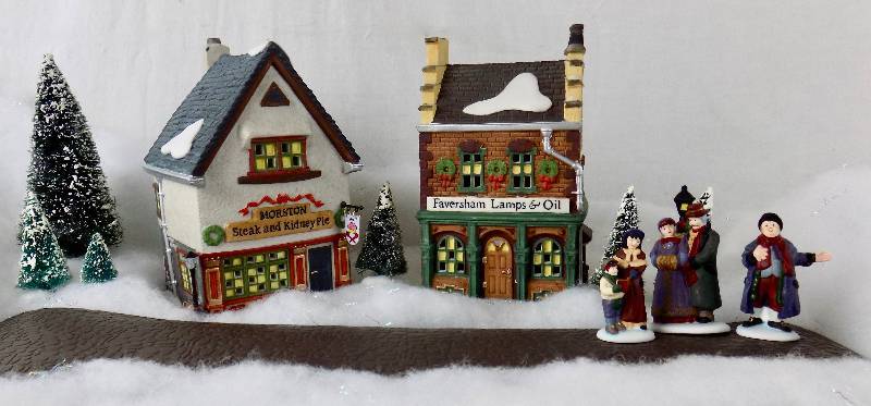 lot 28 image: Dickens Village Series start a Tradition Set.   ADDED BONUS - SEE BELOW & PHOTOs 