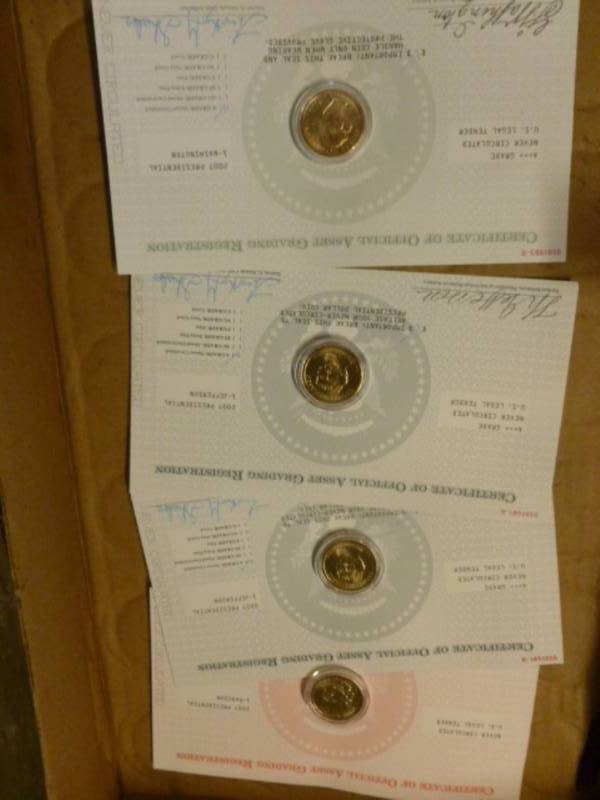 lot 55 image: Presidents Coins
