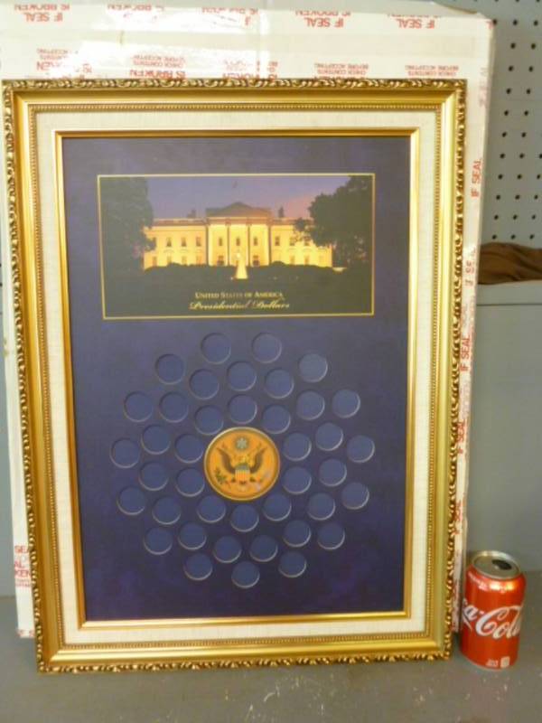 lot 56 image: Presidential Dollar Display