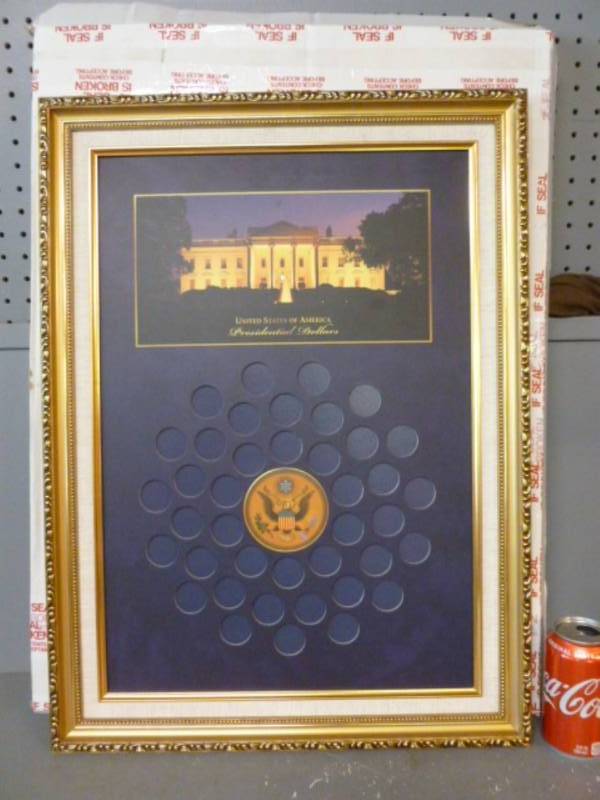 lot 57 image: Presidential Dollar Display