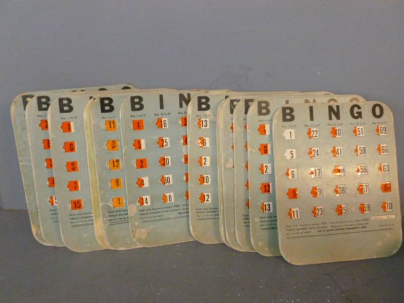 lot 157 image: Vintage Bingo Cards