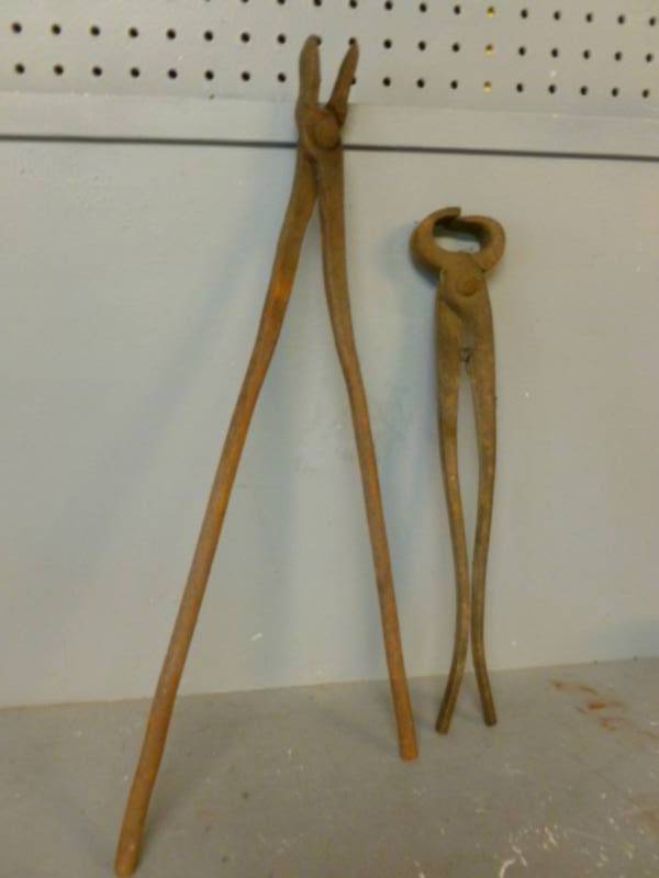 lot 224 image: Antique Blacksmith Tools