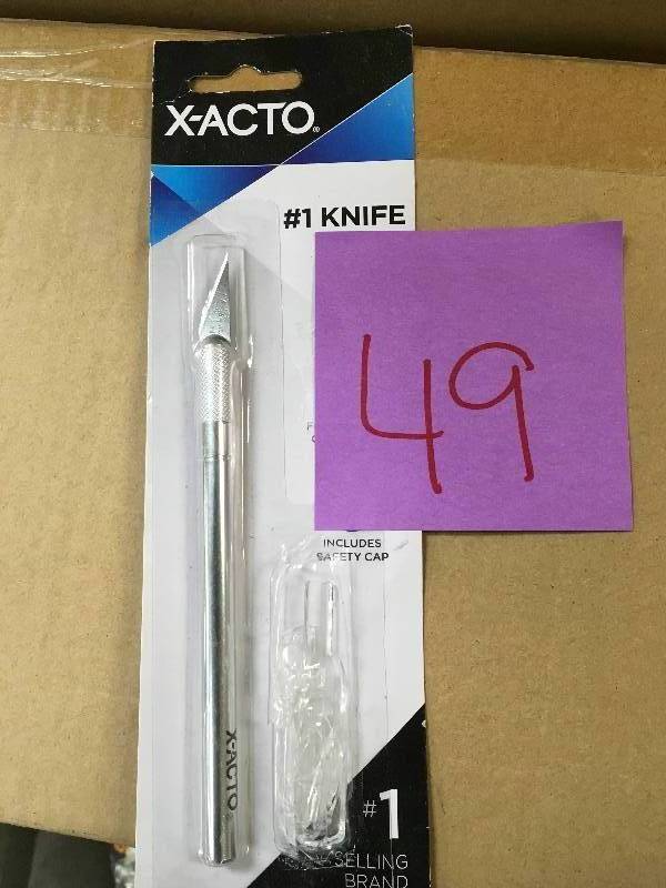 lot 49 image: XACTO Knife #1  Handheld trimmer not used
