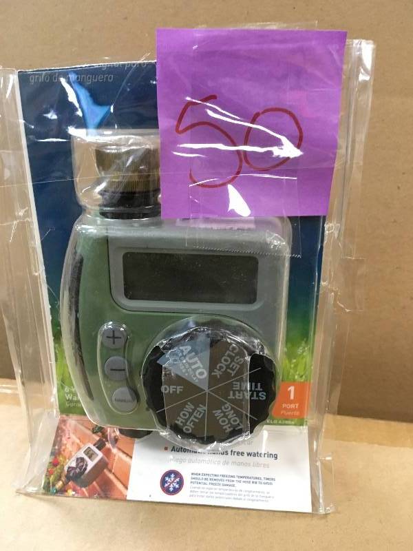 Orbit Digital Hose Faucet Timer 1 Port Pn 62056 03 Rf In Good