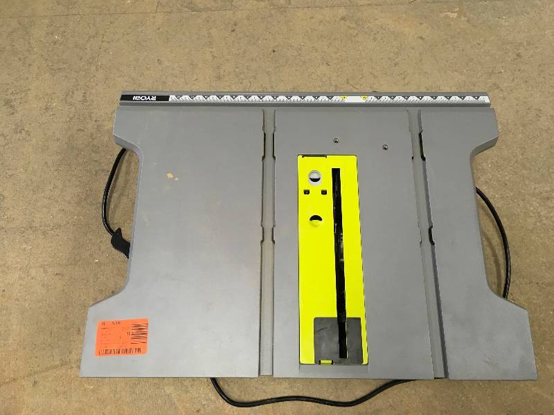lot 80 image: Ryobi 10 in. Table Saw ONLY NO GUIDE  used in working condition