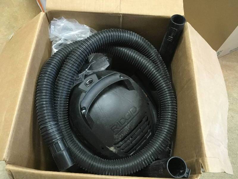lot 82 image: Ridgid 6 Gal. 3.25-Peak HP Wet Dry Vac in working condition