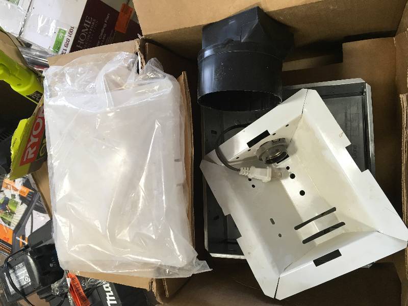 lot 97 image: NuTone 50CFM Ceiling Exhaust Fan With Light
