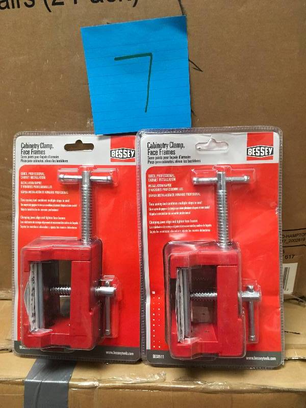 BESSEY Cabinetry Clamp for Aligning Face Framed Box Cabinets Lot of 2 not used