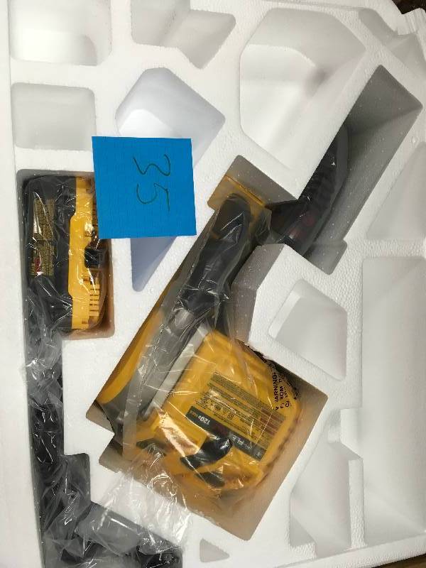 DEWALT FLEXVOLT 120-Volt MAX Lithium-Ion Cordless Brushless 12 in. Miter Saw w AC Adapter (Tool-Only) In very good working condition