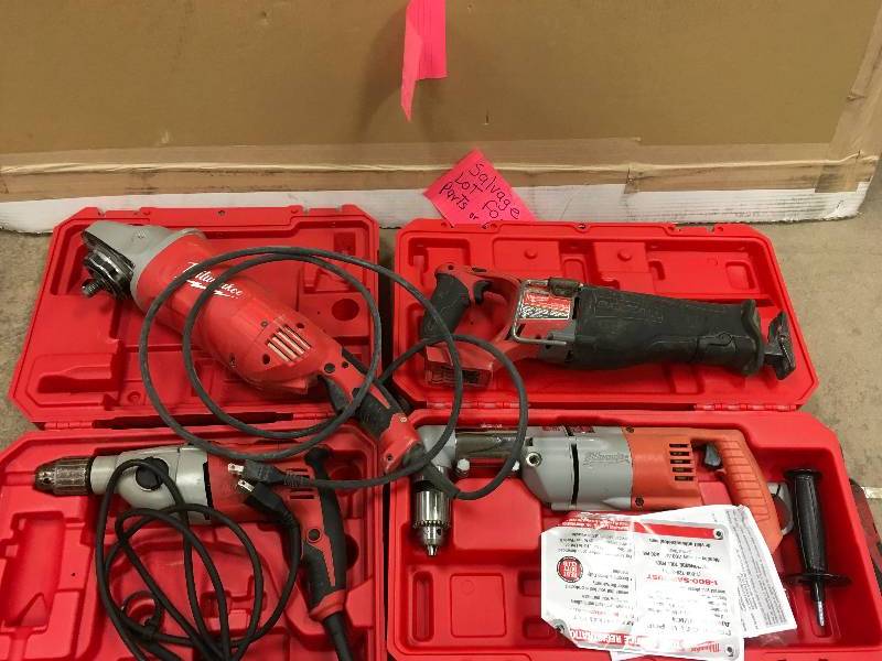 Salvage Lot of Milwaukee for Parts or Repair