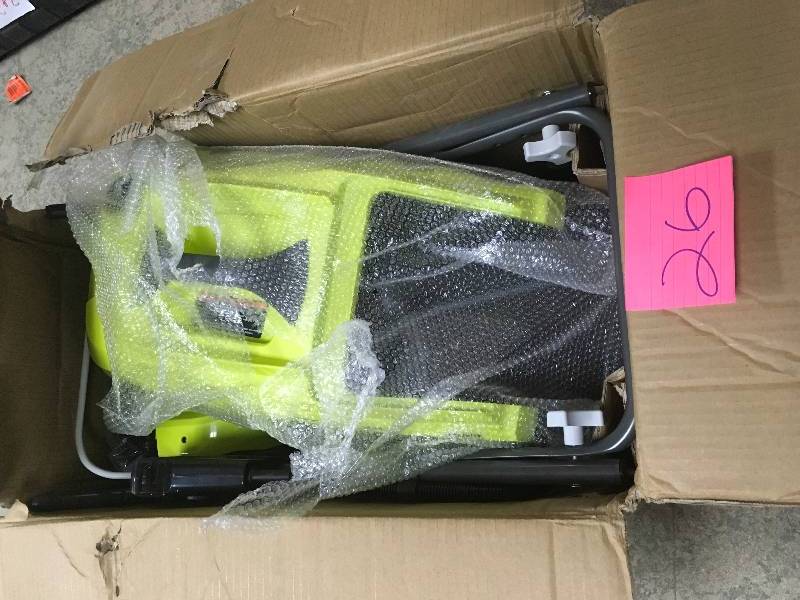 RYOBI 13 in. 11 Amp Corded Electric Walk Behind Push Mower in working conditions