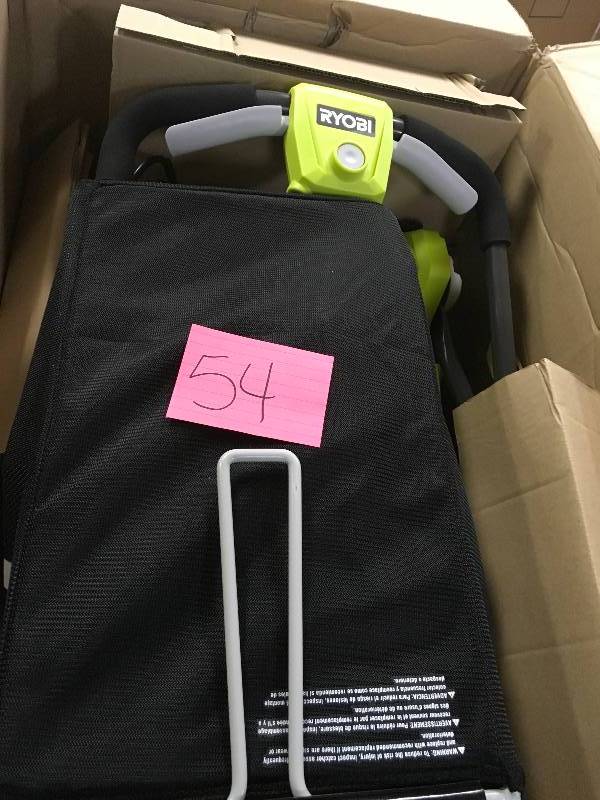 Ryobi 16 in. ONE 18-Volt Lithium-Ion Cordless Battery Walk Behind Push Lawn Mower - BatteryCharger Not Included in working conditions