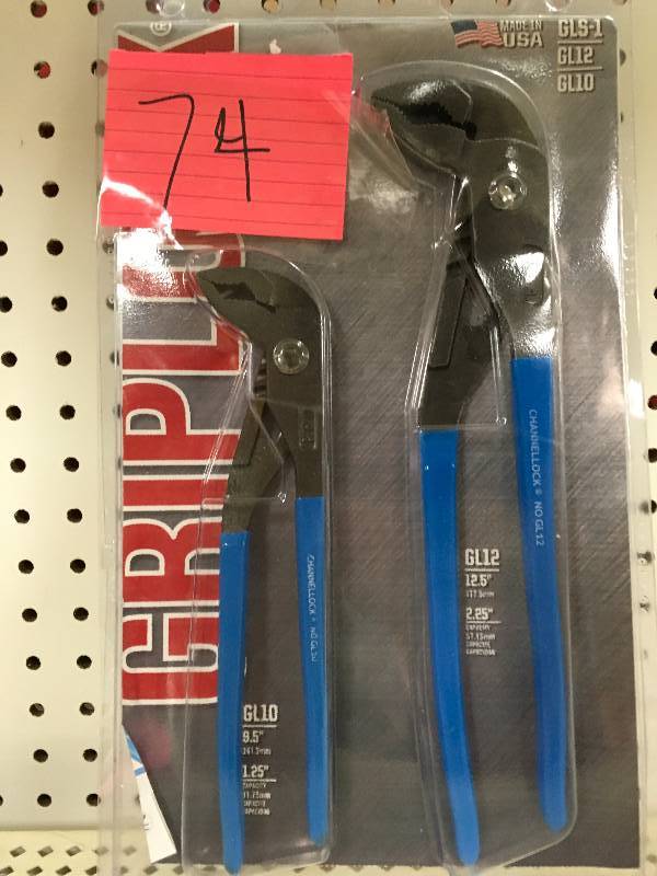 Channellock Griplock 12.5 in. and 9.5 in. Tongue and Groove Pliers Gift Set
