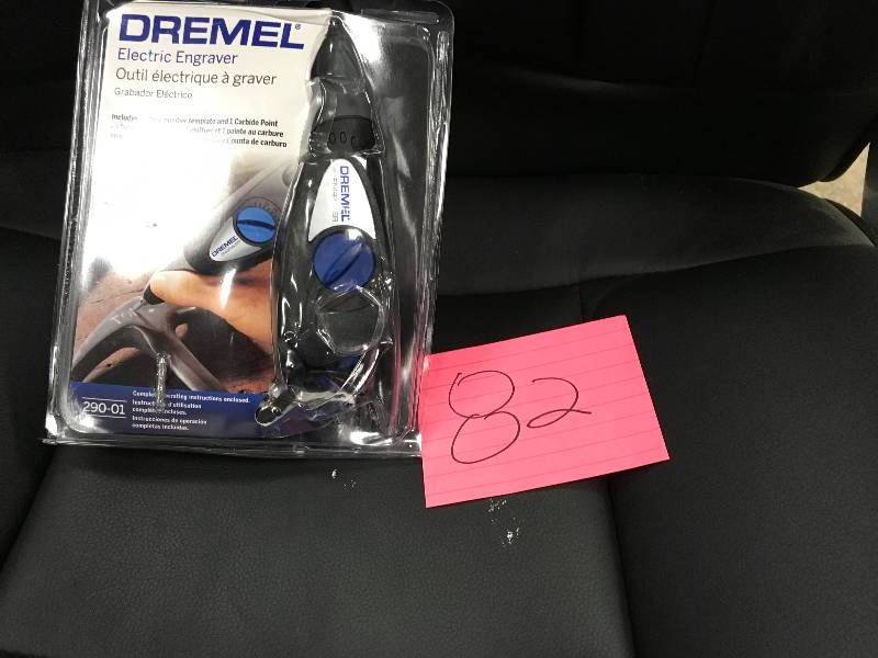 Dremel 290 Series 0.2 Amp Single Speed Corded Engraver Tool for Use on Metal, Glass, Wood, Plastic and Ceramic in good conditions