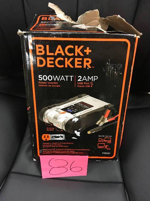 Black and Decker 500-Watt Power Inverter