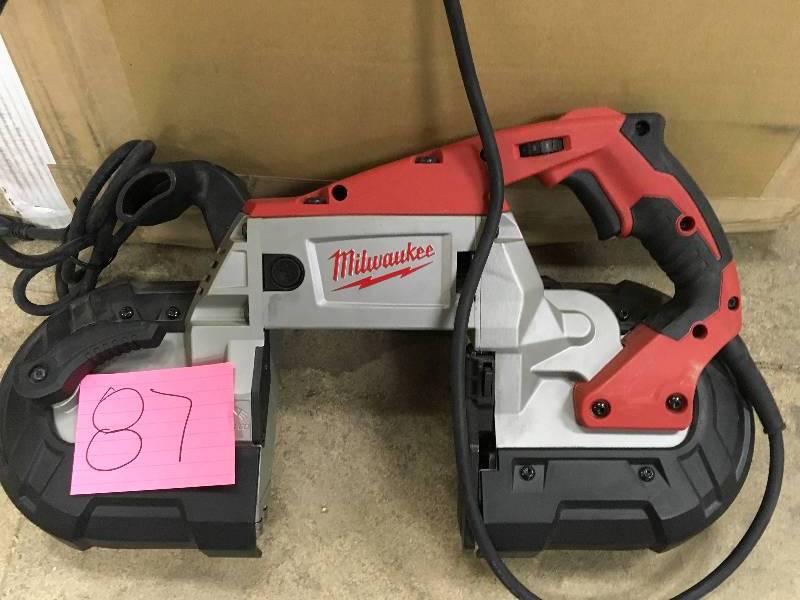 Milwaukee 11 Amp Deep Cut Variable Speed Band Saw used in good working condition