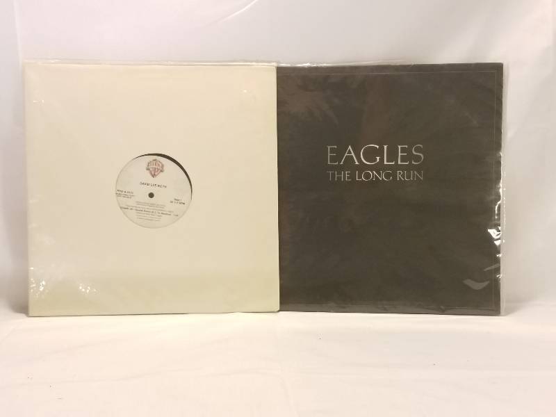 DAVID LEE ROTH & EAGLES VINYL RECORDS