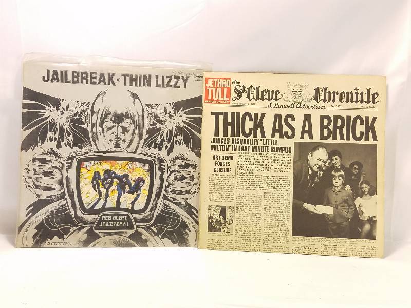 JAILBREAK & JETHRO TULL VINYL RECORDS