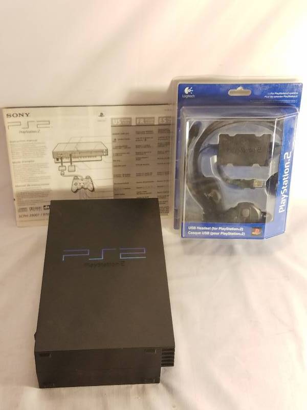 PLAYSTATION 2 SYSTEM & HEADSET
