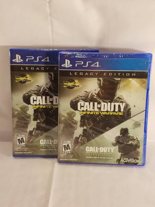 2 PLAYSTATION 3 CALL OF DUTY INFINITE WARFARE GAMES NEW