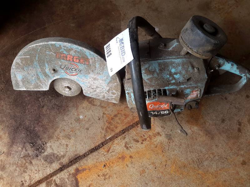 lot 20 image: Quickie 1466 Concrete Saw