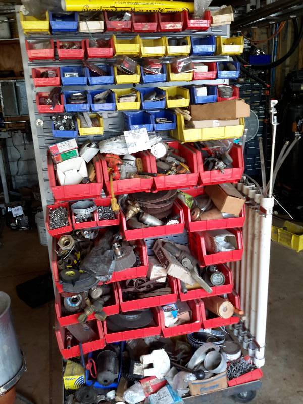 lot 96 image: Large Lot of Miscellaneous Bins, Hardware, and Much More (See Close-Ups)