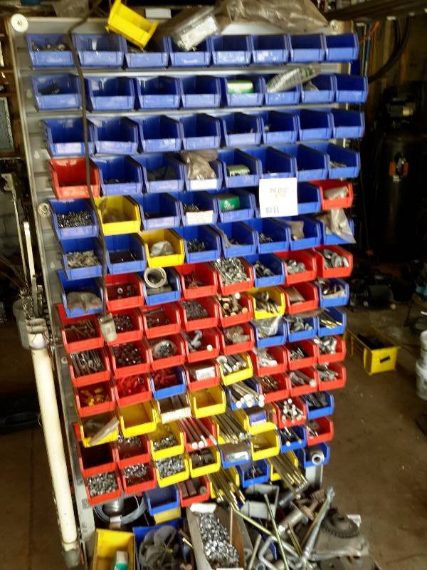 lot 97 image: Large Lot of Miscellaneous Bins, Hardware, and Much More (See Close-Ups)