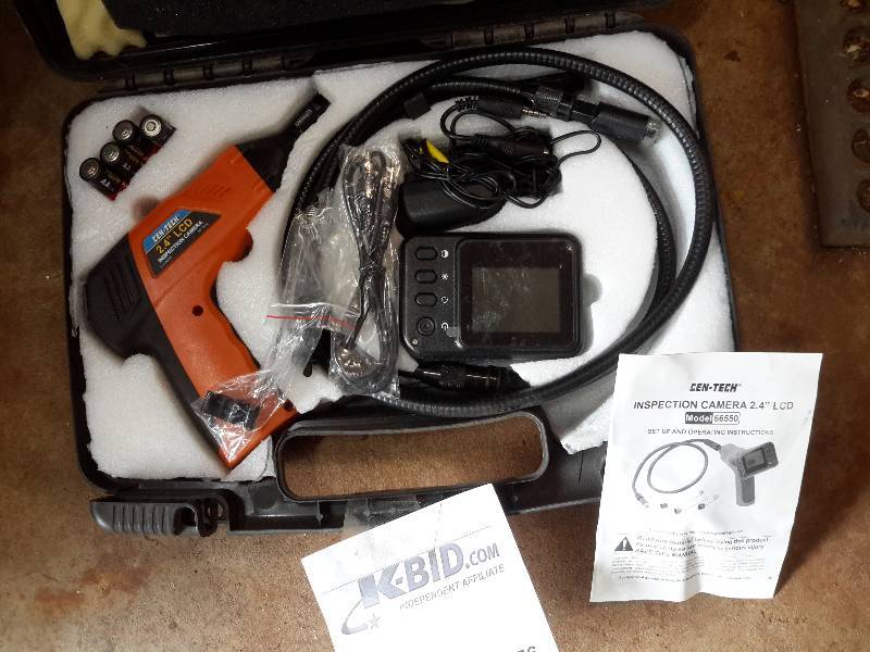 lot 56 image: Cen-Tech 2.4 Inspection Camera