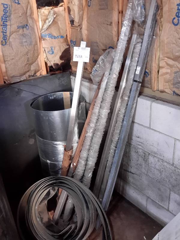 lot 119 image: Lot of Miscellaneous Metal Items and Slate Slab (See Close-Ups)