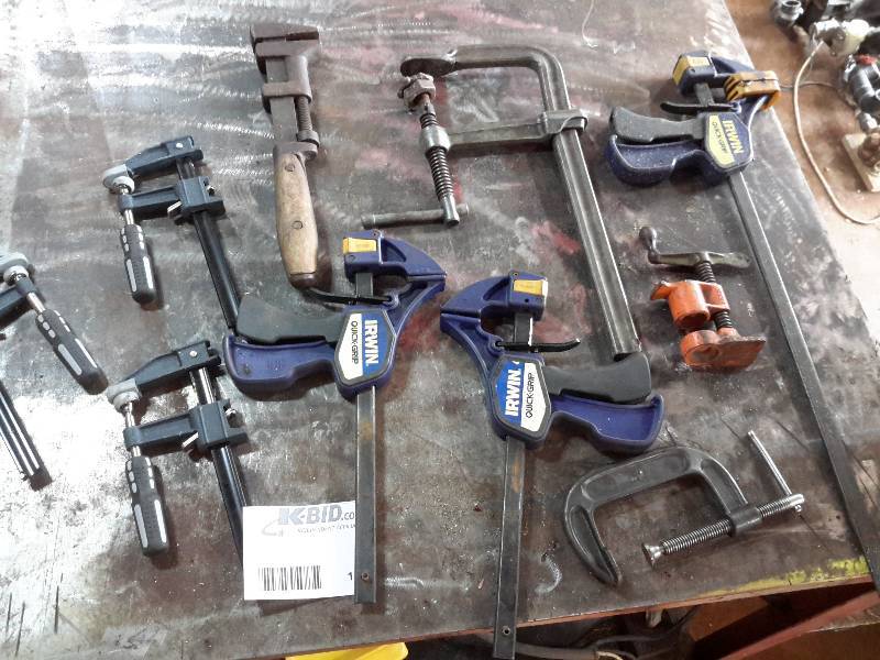 lot 153 image: Lot of Clamps, See Close Ups for Details
