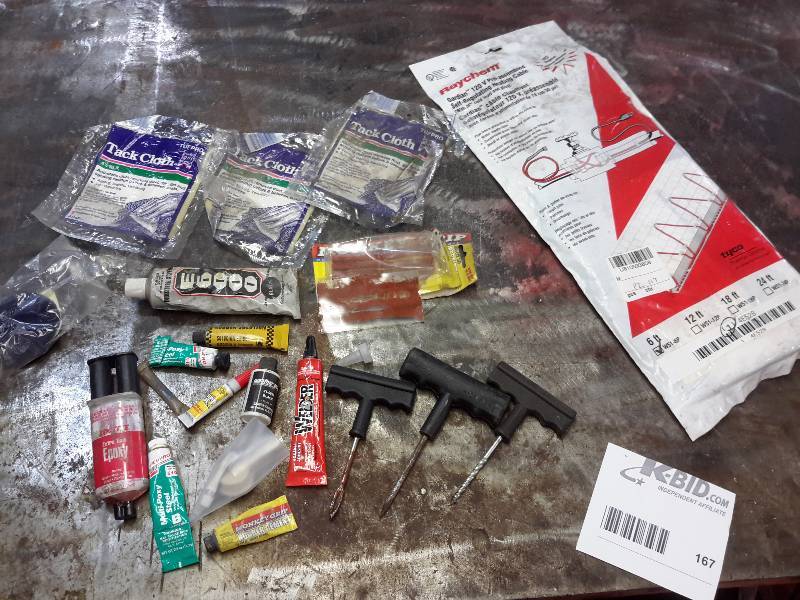 lot 167 image: Lot of Wire Heater, Epoxy, Adhesive and More (See Close-Ups)