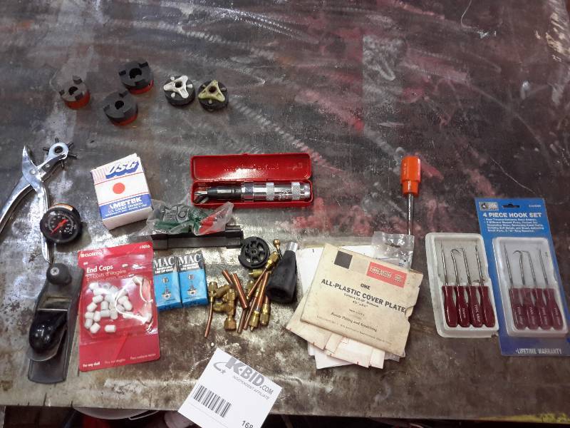 lot 168 image: Lot of Impact Driver, Cover Plates, Planer, and More (See Close-Ups)
