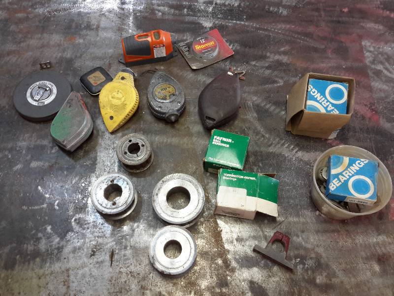 lot 169 image: Lot of Ball Bearings and Chalklines