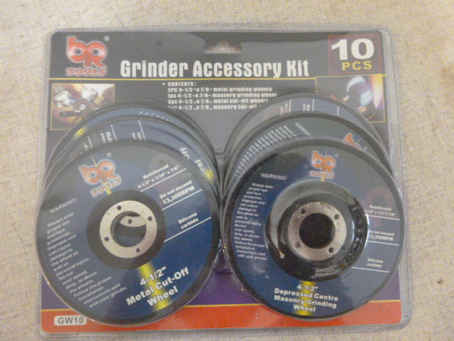 lot 37 image: NEW BR Tools Grinder Accessory Kit