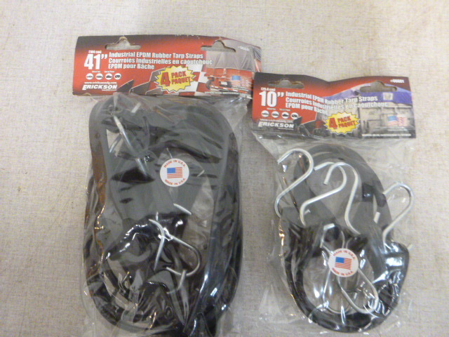 lot 48 image: NEW Rubber Tarp Straps