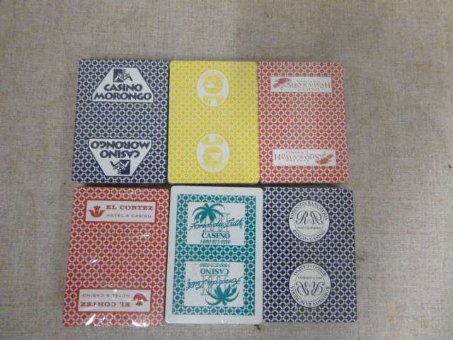 lot 73 image: 6 NEW Decks of Playing Cards