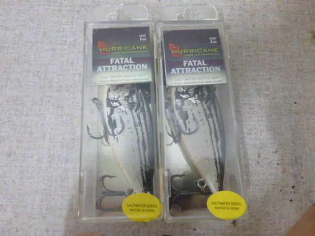lot 84 image: 2 NEW Hurricane Fatal Attraction Lure