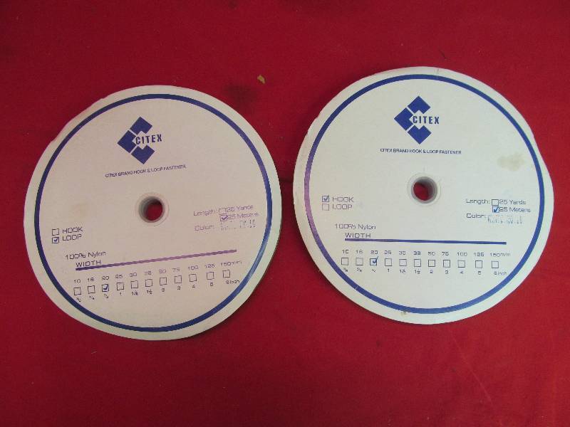 lot 111 image: 1 Roll 34 White Velcrow Hook - 25 Meters
