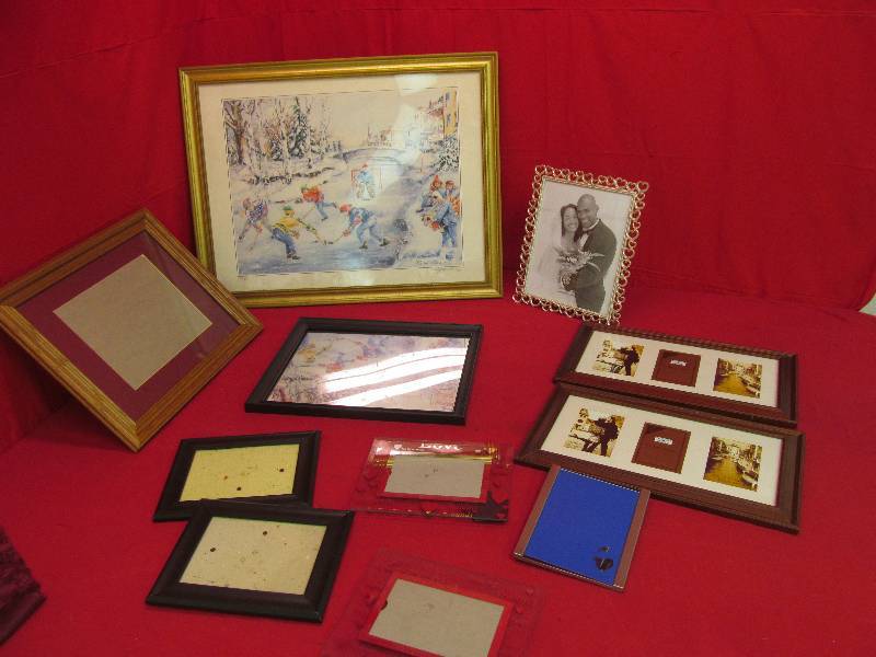 lot 135 image: pictures, frames, mirror