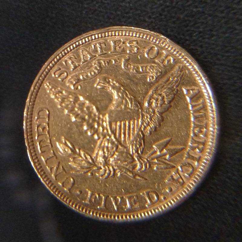 1895 Five Dollar Liberty Head Gold ...