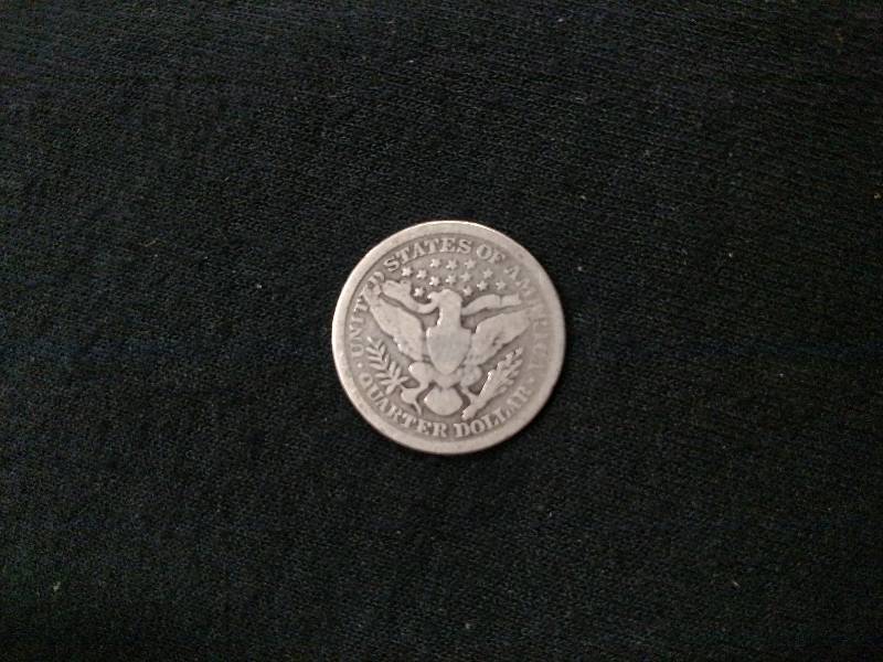 1899 Barber Silver Quarter...