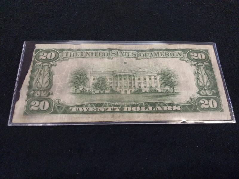 1934 Twenty Dollars Note...
