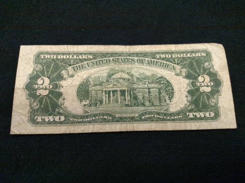 1928 G Two Dollars Red Seal Note...