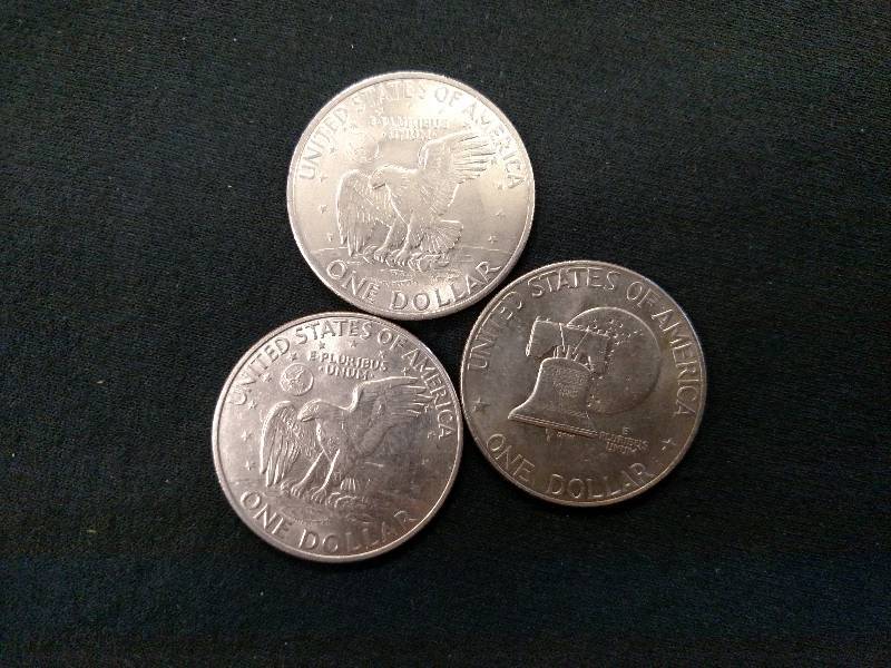 (3) Eisenhower Dollars...