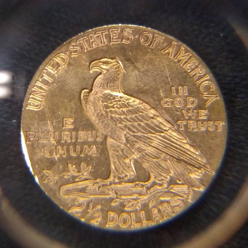 1929 Two and One Half Dollar Indian...