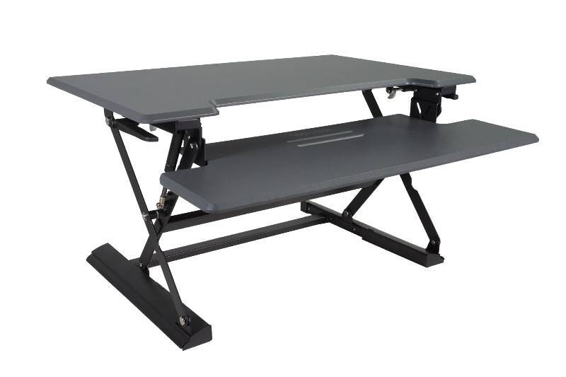 lot 154 image: VICTOR STANDING DESK WORK SPACE, RETAIL $299.99