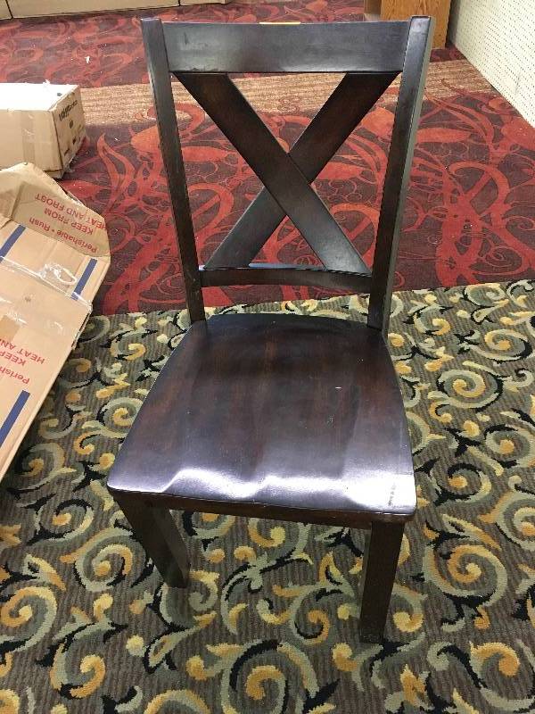 lot 172 image: BECKETT DINING CHAIR, RETAIL $62.49