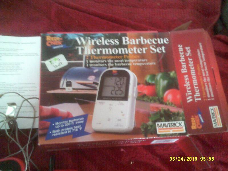 lot 9 image: WIRELESS BBQ THERMOMETER