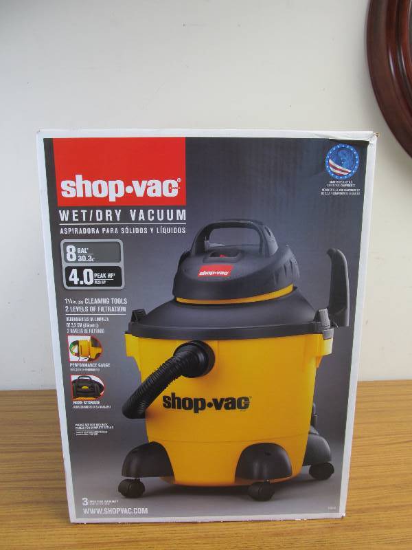 lot 57 image: BRAND NEW 8 Gallon Shop Vac